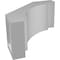 Ekena Millwork 3-in. W x 6-in. D x 6-in. H Merced Architectural Grade PVC Knee Brace BRCP03X06X06MRC - alternate 3